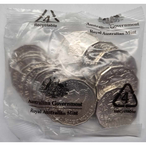 2021 50c Circulating Coin Mint Bag