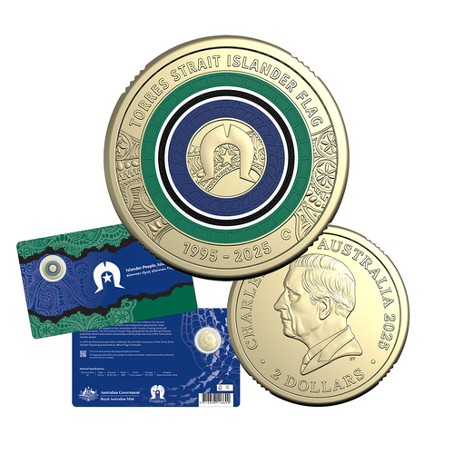 2025 $2 30th Anniversary of the Torres Strait Islander Flag 'C' Mintmark UNC Coin