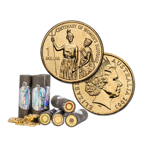 2002 $1 Women's Suffragette Roll (Cotton & Co)