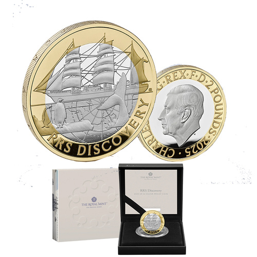 2025 £2 RRS Discovery Silver Proof Coin