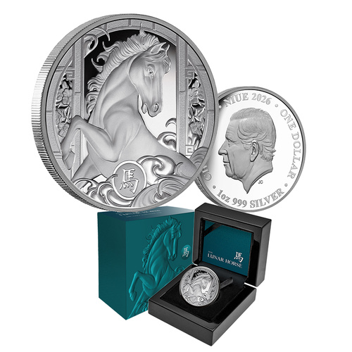 2026 $1 Lunar Year of the Horse 1oz Silver Proof Coin