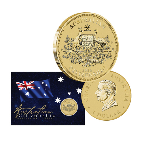 2026 $1 Australian Citizenship Al-Br Coin