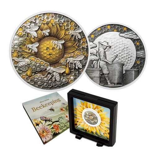 2025 Beekeeping 1oz Silver Medal