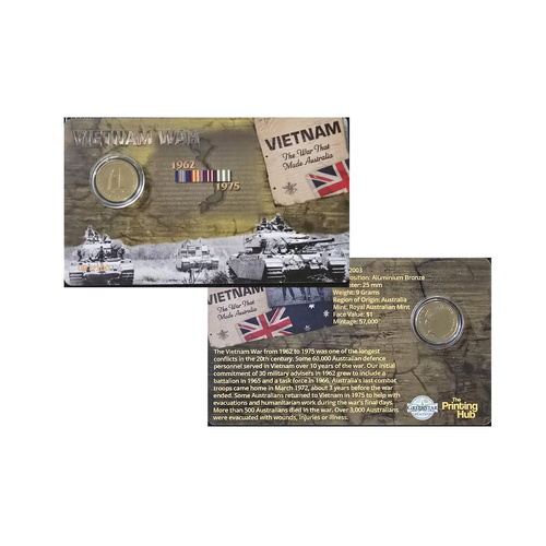 Vietnam Coin Card from Greenstar Creations