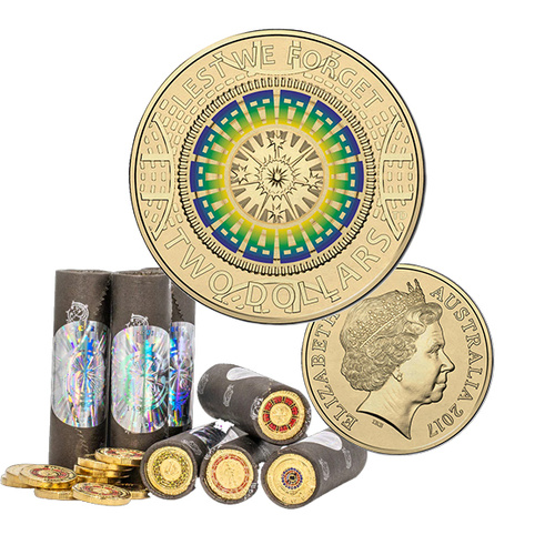 2017 Lest We Forget Cotton & Co Coin Roll