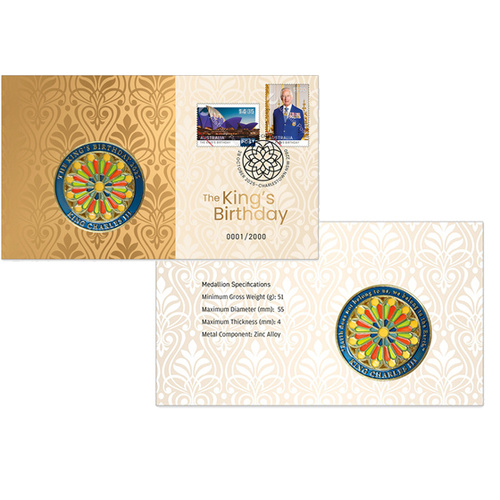 2025 The King's Birthday King's Birthday Medallion Cover