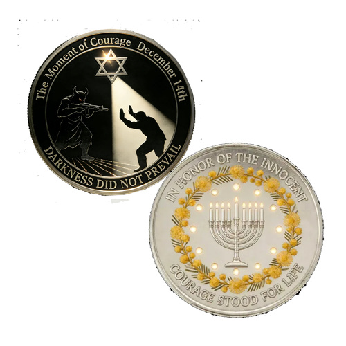 2025 December 14th "Courage Over Darkness" Memorial Medallion