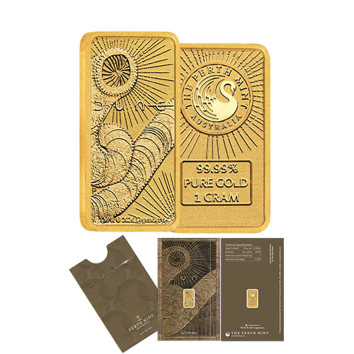 2026 Dune 1g Gold Minted Gold Bar