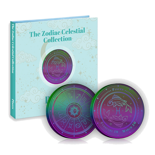 2026 The Zodiac Collection Pisces 50mm Commemorative Medallion