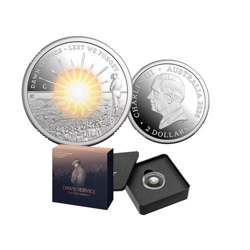 2026 $2 Dawn Service 'C' Mintmark Silver Proof Coin