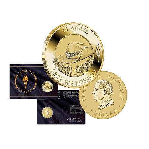 2026 $1 ANZAC Day UNC Coin in Card