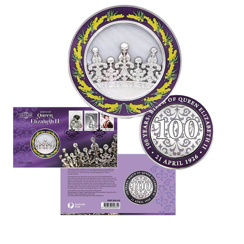 2026 100 Years of Queen Elizabeth's Birth Medallion Cover