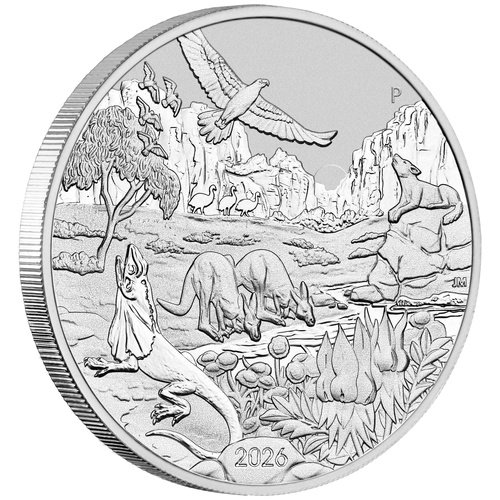 2026 $1 Wonders of Australia 1oz Silver Bullion Coin