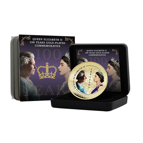 2026 Queen Elizabeth II 100th Anniversary Super Size Gold Luxe Edition