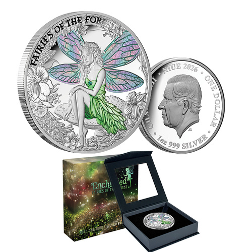 2026 $1 Fairies of the Forest 1oz Silver Proof Coin