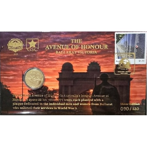 2026 Ballarat Avenue of Honour PNC (Greenstar)