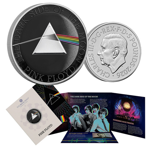 2026 £5 Pink Floyd Coloured BUNC Coin