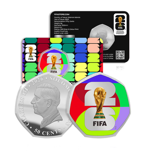 2026 50c The Official FIFA World Cup BU Coin