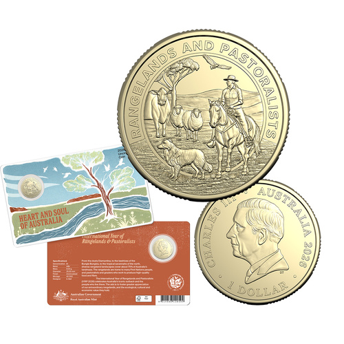 2026 $1 Heart and Soul of Australia UNC Coin