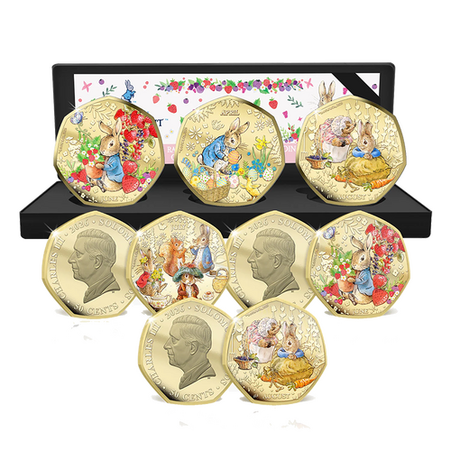 2026 50c Peter Rabbit Tales of Summer 3 Coin Limited Edition Box Set