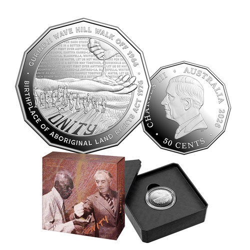 2026 50c Unity Silver Proof Coin
