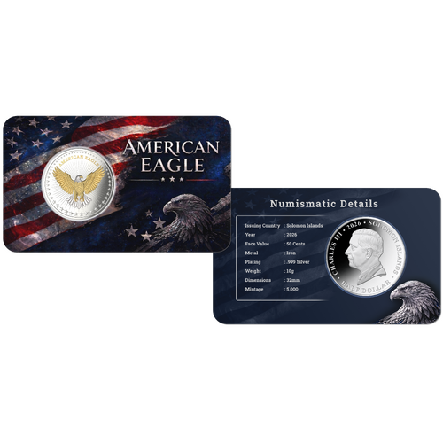 2026 50c American Eagle Gold-plated Brilliant Uncirculated Coin