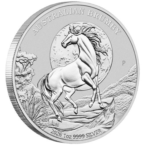 2026 $1 Australian Brumby 1oz Silver Bullion Coin