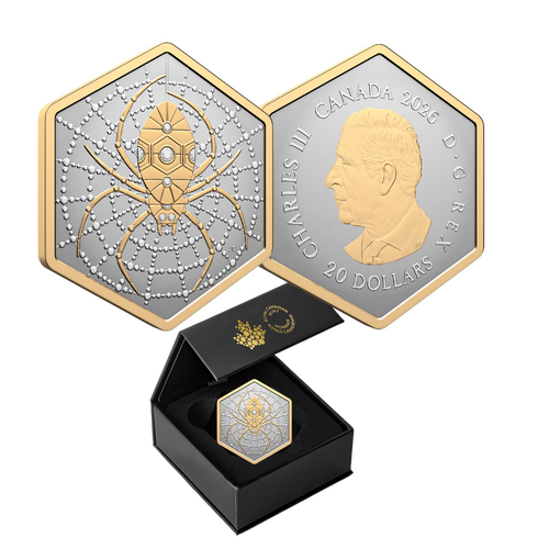 2026 $20 Fine Silver Coin - Nature's Delight: The Spider 
