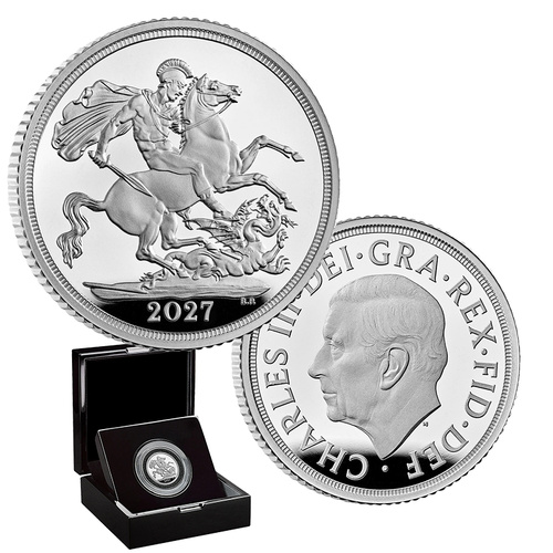 2027 The Silver Proof UK Sovereign Coin