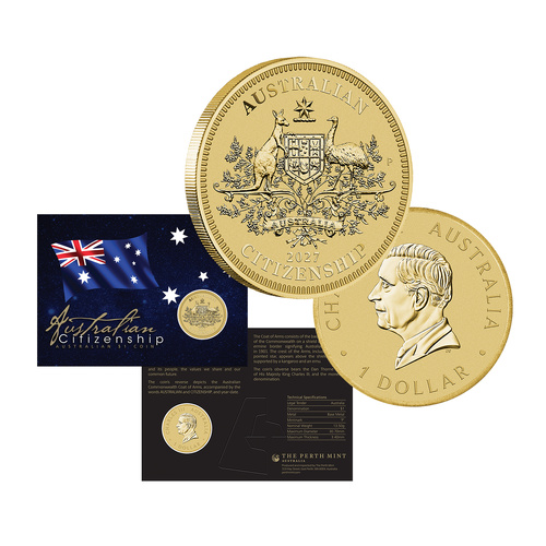 2027 $1 Australian Citizenship Al-Br Coin