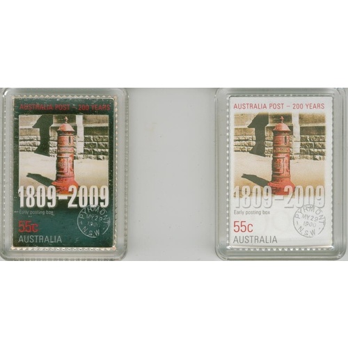2009 Early Posting Box Stamp-coin Set