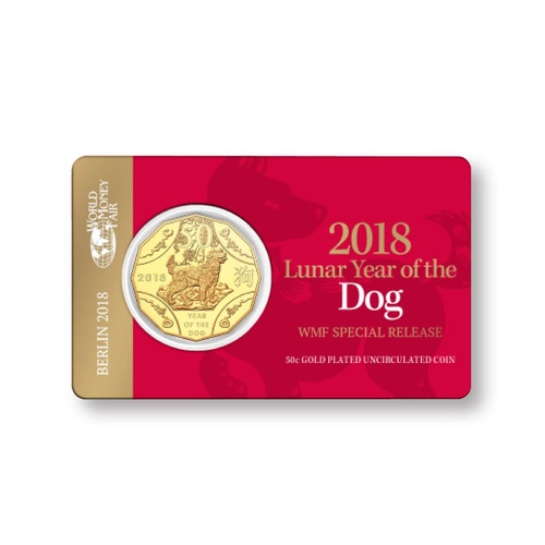 2018 50c Lunar Year of the Dog WMF Berlin Special Release