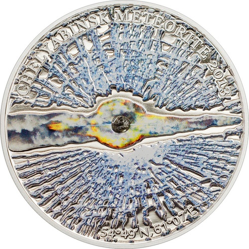 2013 $5 Cook Island Chelyabinsk Meteorite