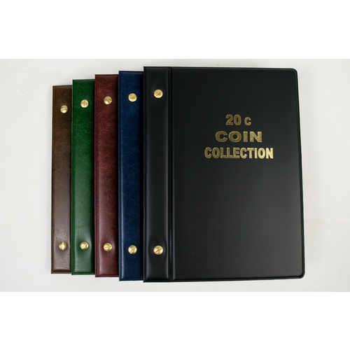 VST 20c Coin Album [Colour: Burgundy]