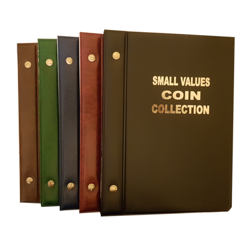 VST Small Values (1c, 2c, 5c, and 10c coins) Album [Colour: Burgundy]