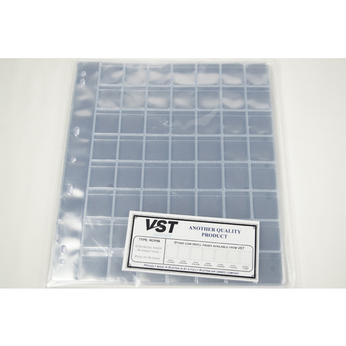 VST Coin Album Pages [Pockets: 56 Pocket]